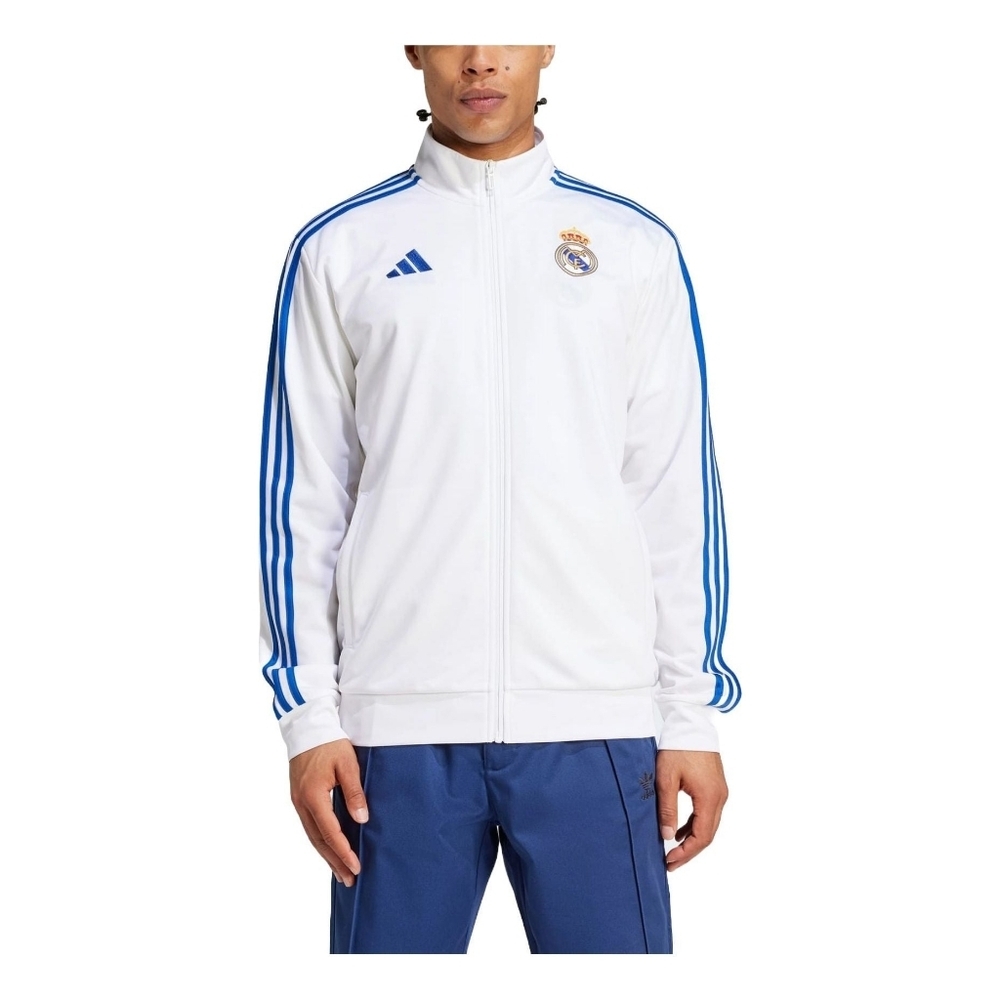 Adidas Real Madrid DNA Track Jacket White Size 3XL IT3804